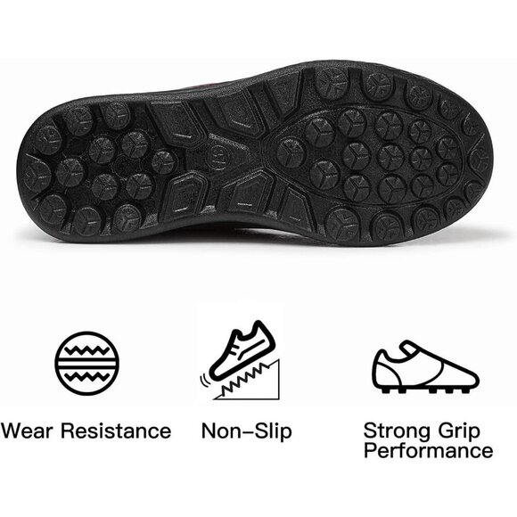 Women’s 03 Red Winter Snow Boots Fur Lined Waterproof Insulated Slip On Shoes - Picture 5 of 6